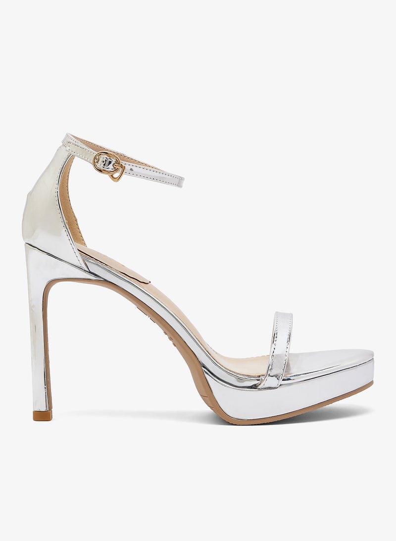 ELLA Classic High Heel Strap Detail Sandals - Image 1